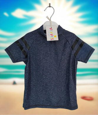 TU, Blue Swimming Top, Boys, 4 Years preloved secondhand