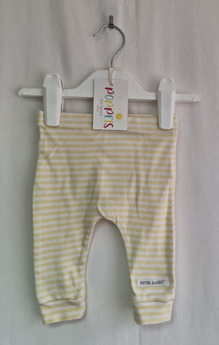 Peter Rabbit, Yellow Stripey Trousers, 3-6 Months preloved secondhand