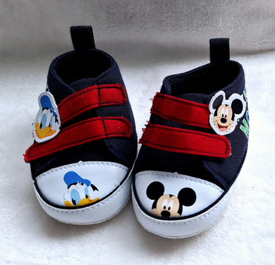 Primark, 'Mickey & Donald Shoes, Boys, 6-9 Months preloved