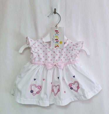 Nursery Time, Pink Hearts Dress, Girls, Tiny Baby preloved
