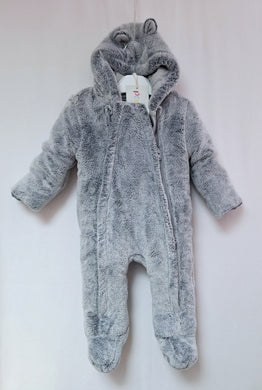 George, Grey All in One/Snow Suit, 6-9 Months preloved