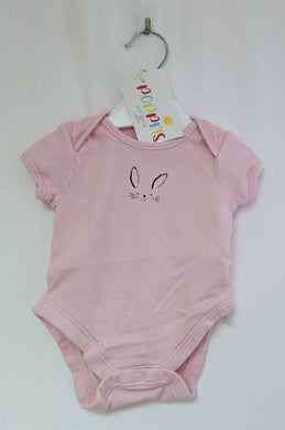 Primark, Pink Bunny Vest, Girls, 0-3 Months preloved easter