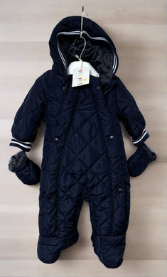 Babaluno, Blue Snow Suit, Boys, 3-6 Months preloved