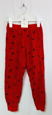 M&S, Red Spider-man Pyjama Trousers, Girls, 7-8 Years preloved
