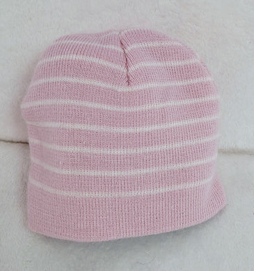 Pep & Co, Pink Stripey Hat, Girls, 12-18 Months preloved