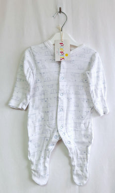 TU, Vehicles Print Sleepsuit, Boys, Up To 1 Month preloved secondhand