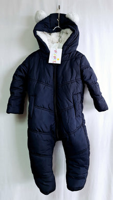 Matalan, Blue All in One/Snow Suit, Boys, 6-9 Months preloved