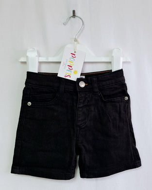Zara, Black Denim Shorts, Boys, 9-12 Months preloved