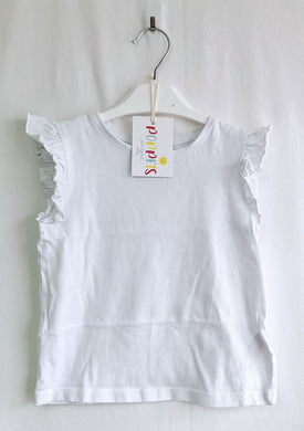 Primark, White Top, Girls, 2-3 Years preloved secondhand