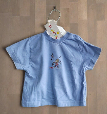 Blue with Fishing Bear Top, Boys, 12-18 Months preloved secondhand