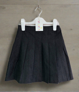 George, Grey School Skirt, Girls, 6-7 Years preloved secondhand