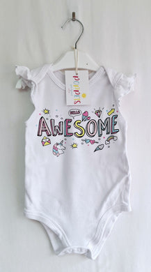 Princess, 'Awesome.. Vest Top, Girls, 12-18 Months preloved secondhand