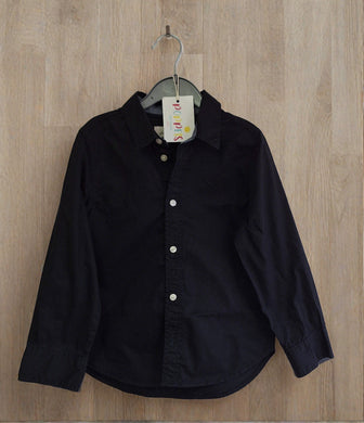 H&M, Black Shirt, Boys, 5-6 Years preloved secondhand