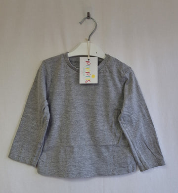 Peacocks, Grey Plain Top, Boys, 12-18 Months preloved secondhand
