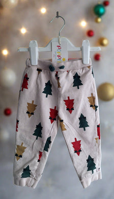 So Cute, Christmas Trees Trousers, Boys, 12-18 Months preloved
