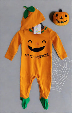 F&F, 'Little Pumpkin All in One/Sleepsuit, 6-9 Months preloved