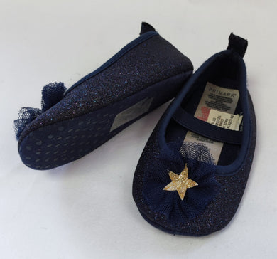 Primark, Gold Star Shoes, Girls, 12-18 Months preloved