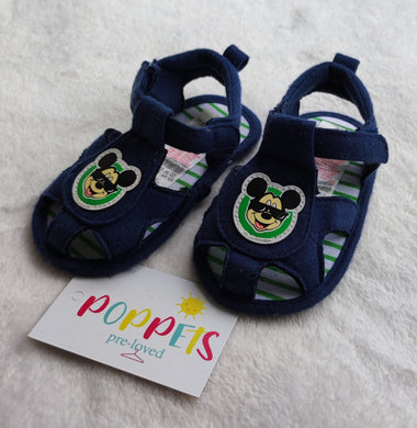 Primark, Mickey Mouse Sandals, Boys, 12-18 Months preloved