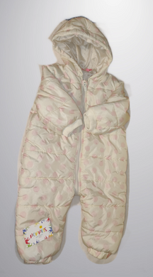 Minoti, Pink Spots Snow Suit, Girls, 12-18 Months preloved