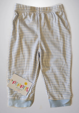 George, Blue Stripey Trousers, Boys, 6-9 Months preloved